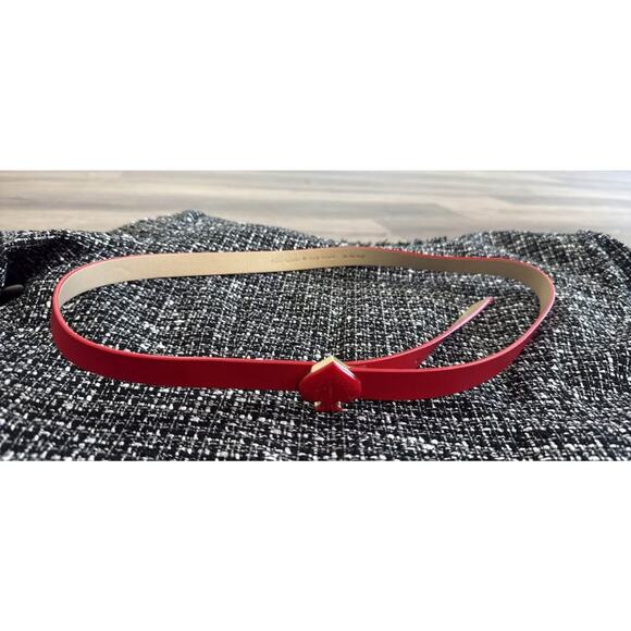 Beautiful red Kate Spade belt xsmall authentic - Picture 1 of 7